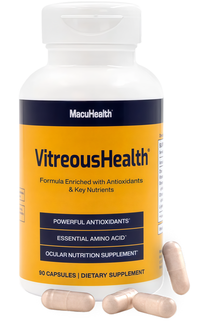 Macuhealth VitreousHealth Evidence-Based Eye Supplement - 90 Capsules