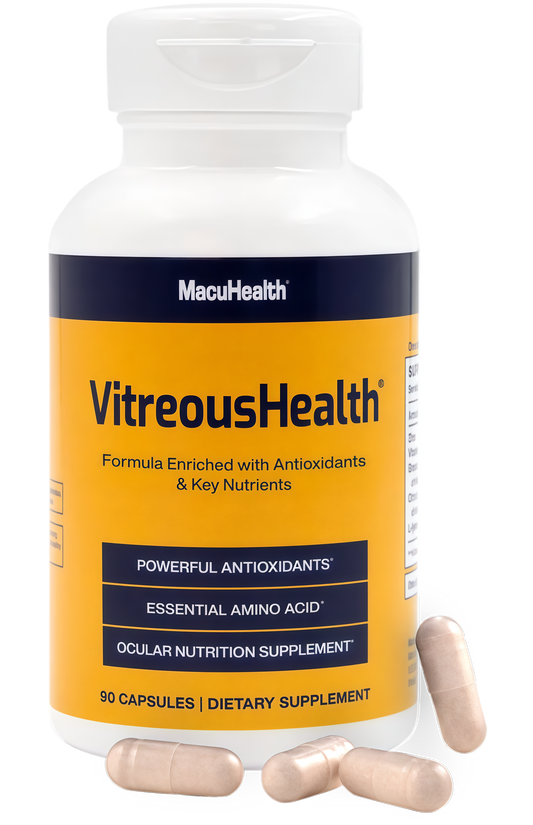 Macuhealth VitreousHealth Evidence-Based Eye Supplement - 90 Capsules